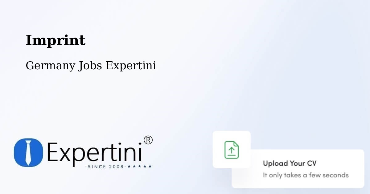 Imprint – Eschenbach - Germany Jobs Expertini